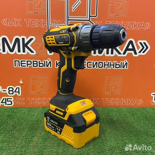 Комплект Шуруповерт deko dkcd20+ушм deko dkag20-12