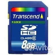 Карта памяти Transcend TS8sdhc6, б/у