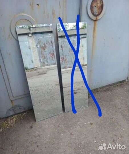 Зеркало для мебели СССР. Барнаульская фабрика