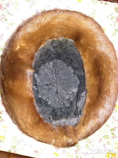 Шапка норковая женская
