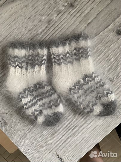 Носочки пуховые детские