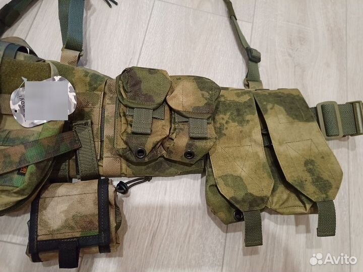 Разгрузочный пояс с подсумками варбелт рпс мох