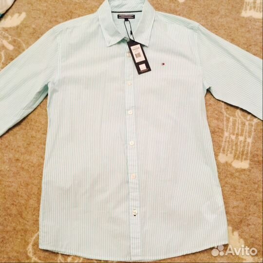 Рубашка tommy hilfiger (молодежная 176 размер)