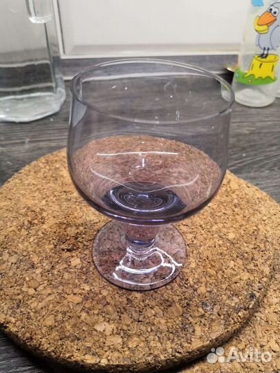 Фужеры цветное стекло СССР