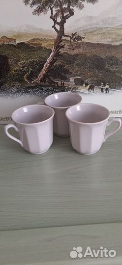 Заварочный чайник, кофейные чашки СССР