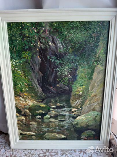 Картина маслом,Свирское ущелье, и папирус