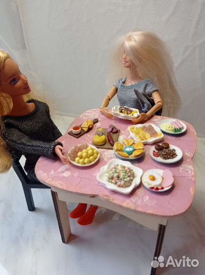 Миниатюрная еда для кукол