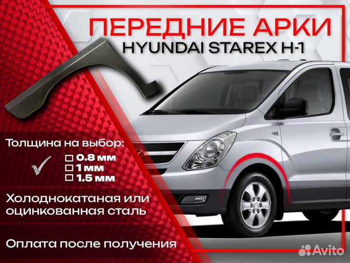 Ремонтные арки на Hyundai Starex H-1 передние