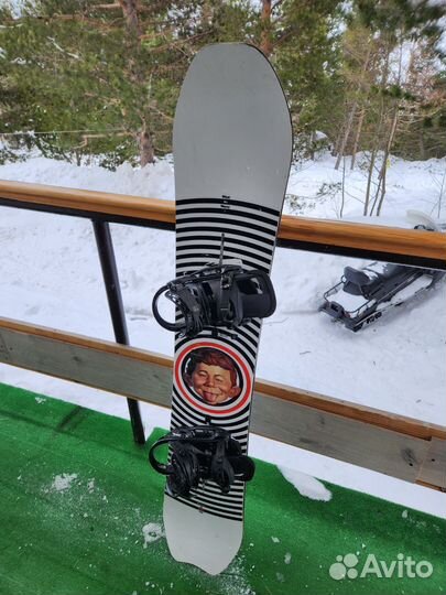 Сноуборд Burton Deep Thinker + Burton Cartel