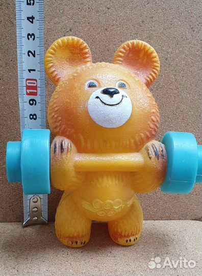 Олимпийский мишка Штанга штангист