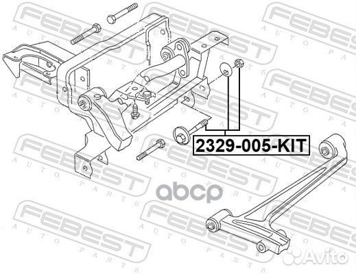 Болт эксцентрик volkswagen transporter/multivan T4