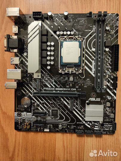 Комплект i5-12400F + B660M-K Asus Lga1700