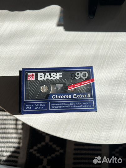 Аудиокассета basf 90 chrome extra 2