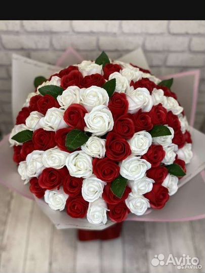 Букеты из мыльных цветов