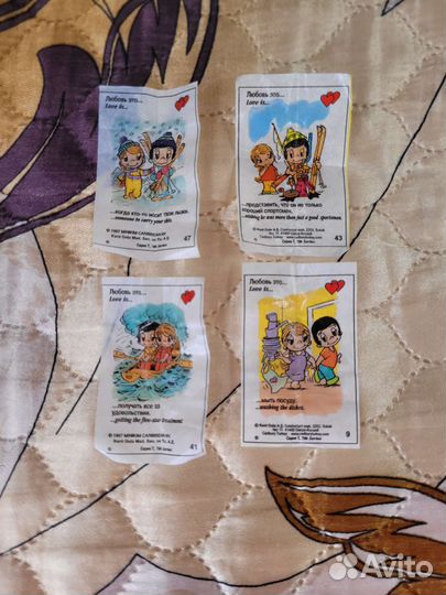 Вкладыши love is