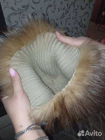 Шапка зимняя меховая женская