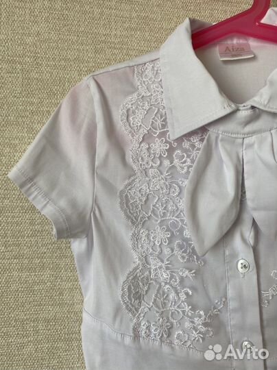 Школьная блузка 128