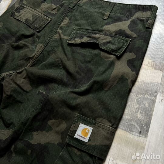 Камуфляжные карго штаны Carhartt WIP (оригинал)