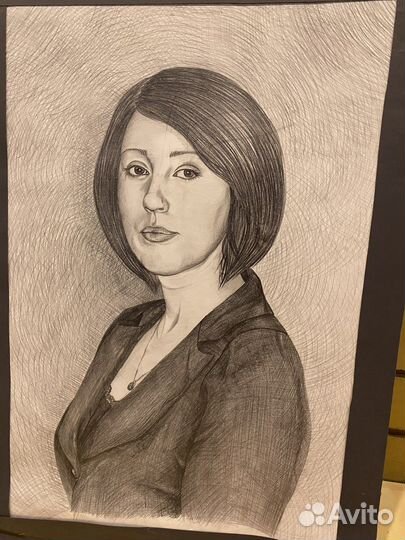 Картина карандашом/пастелью