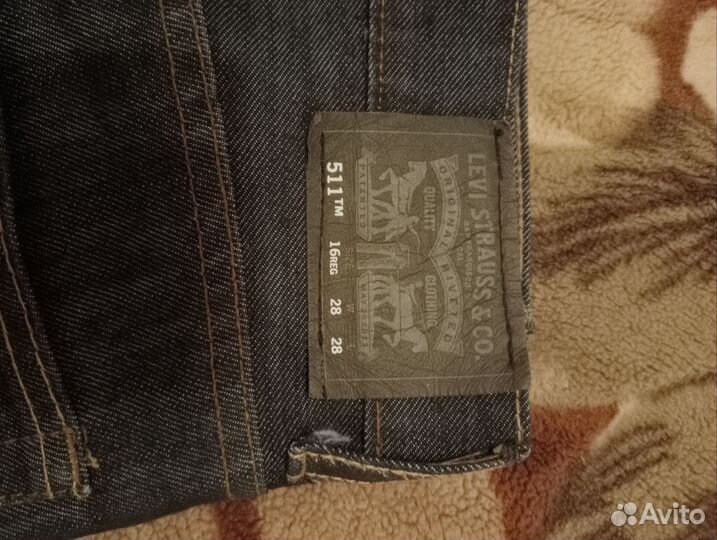 Брюки мужские Levi's 511 slim джинсы