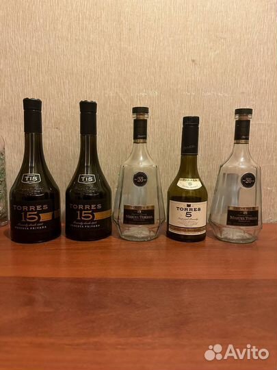 Различные бутылки (Коньяк)