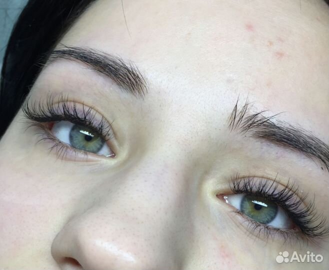 Наращивание ресниц модель