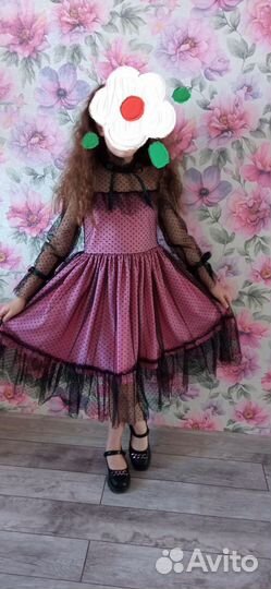 Платье для девочки на рост 140 146 нарядное
