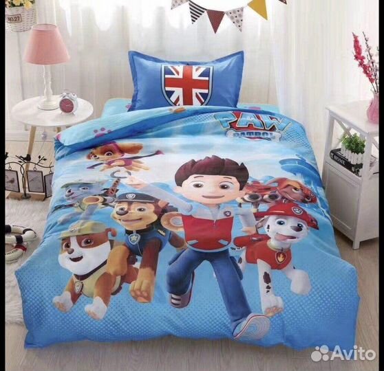 Детское постельное Щенячий патруль