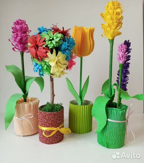 Поделка на 8 марта цветы