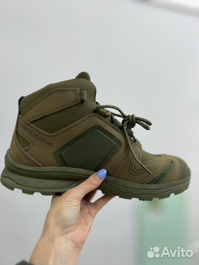 Тактические ботинки Salomon (средние) олива