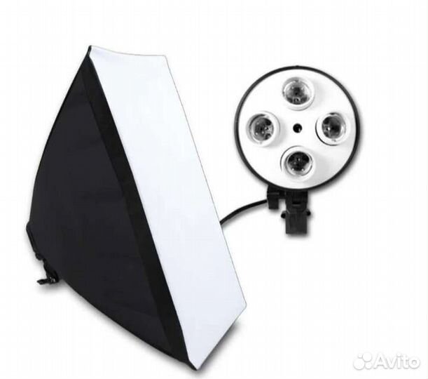 Софтбокс постоянного света на 4 лампы