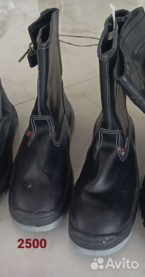 Сапоги зимние и резиновые рабочие