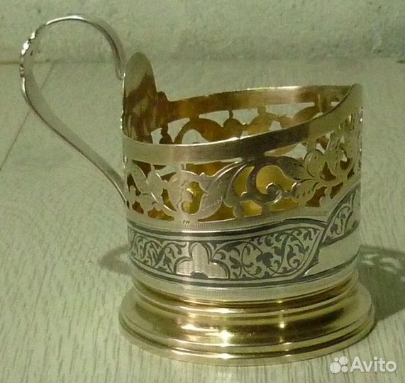 Серебряный подстаканник 