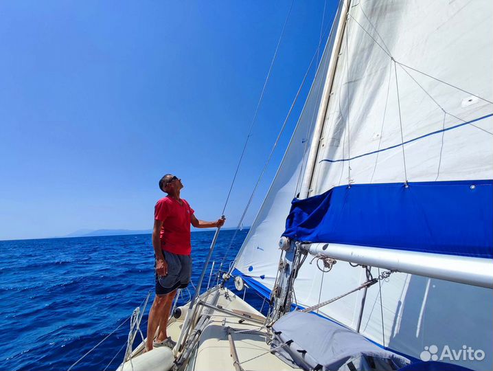 Прогулки на парусной яхте по Волге, аренда яхты