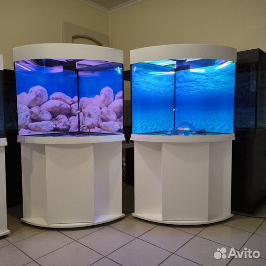 Аквариум 200 свет биофильтр фон подставка
