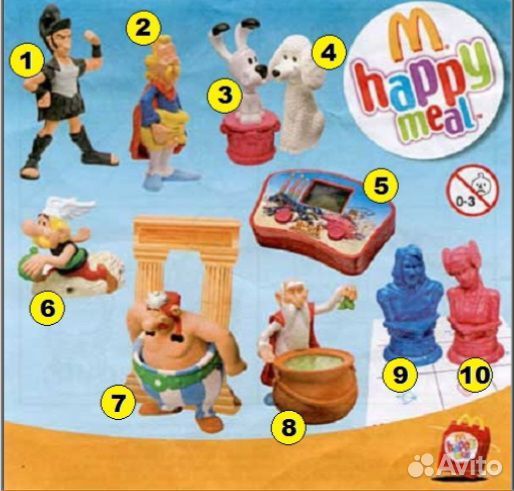 Игрушки Макдональдс 1995- 2013 г