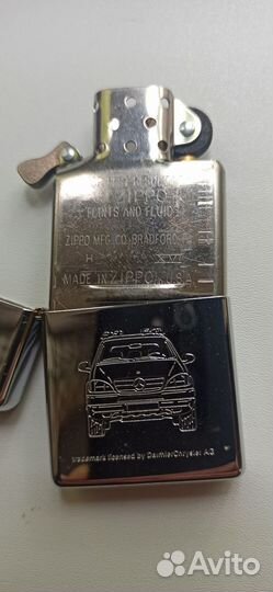 Зажигалка бензиновая zippo. Мерседес