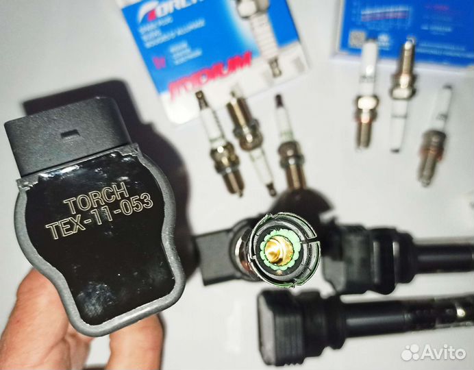 Свечи, катушки зажигания VW, VAG Torch 1.4, 1.8