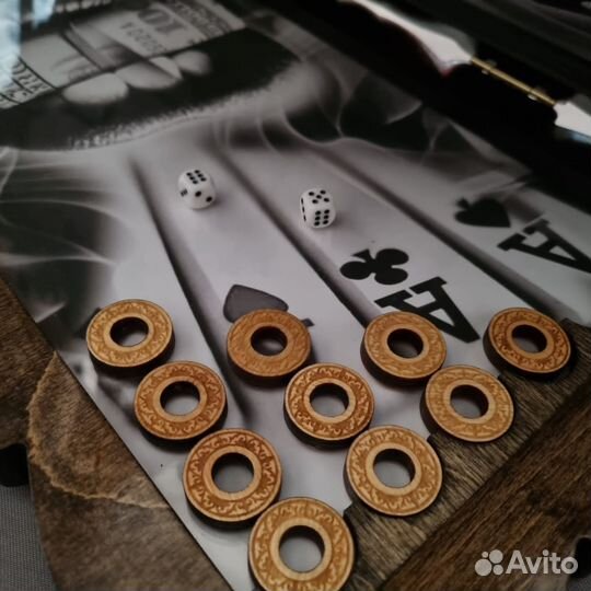 Нарды подарочные под стеклом