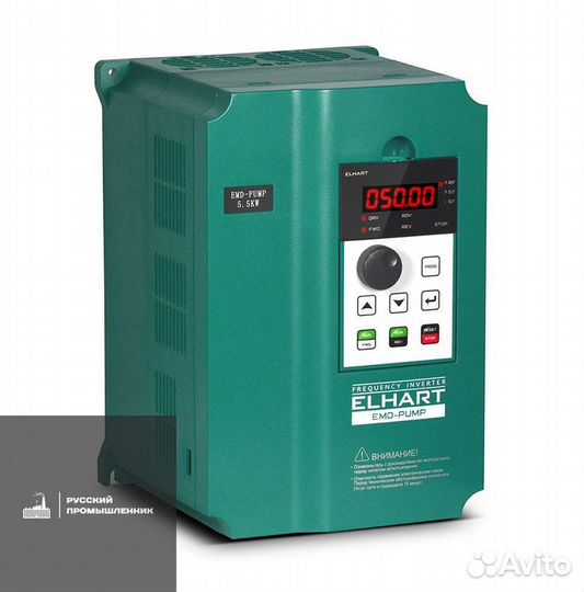 Преобразователь частотный elhart 5,5 кВт