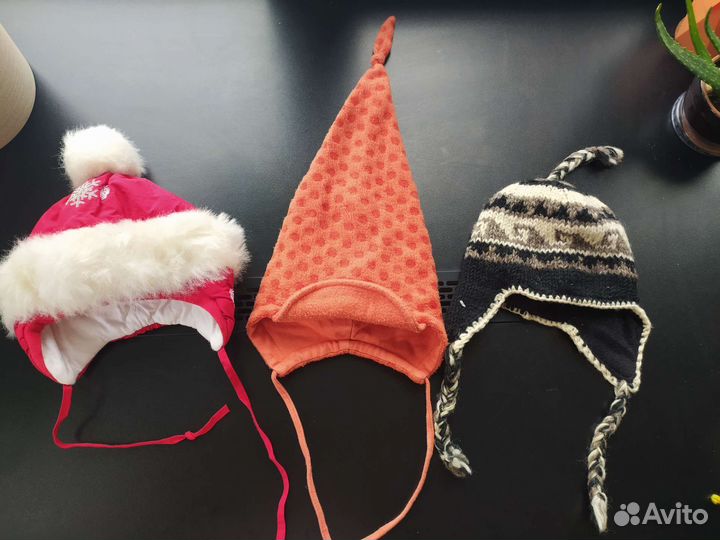 Шапочки для фотосессии новорожденных пакетом