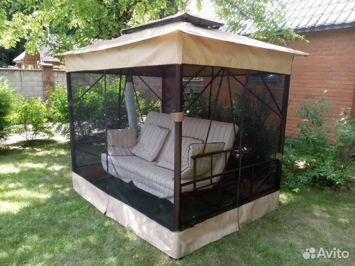 Качели с москитной сеткой до 300 кг