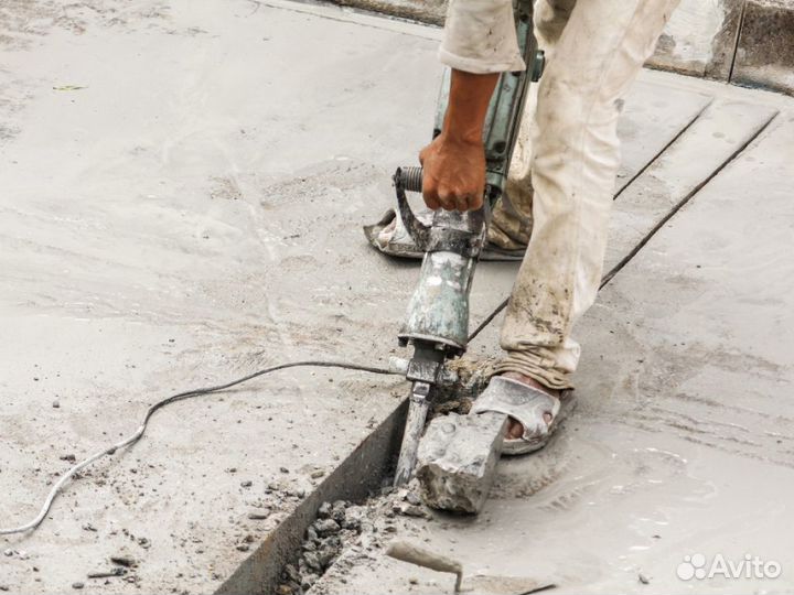 Пневматические отбойные молотки, бетоноломы. Дрожж