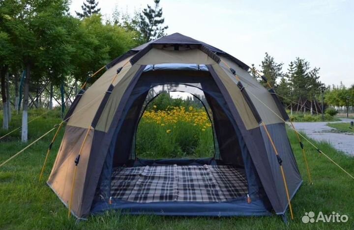 Палатка 4-местная traveltop Палатка автомат