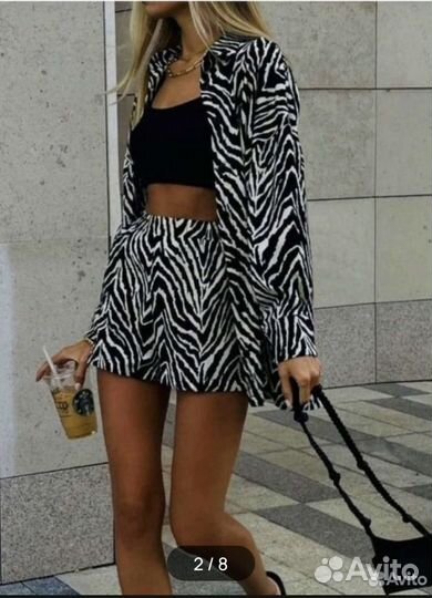 Костюм летний с шортами и рубашкой