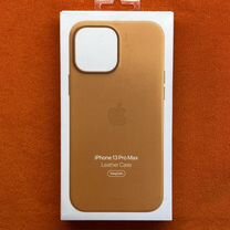 Apple Leather Case iPhone 13 Pro Max Golden Brown