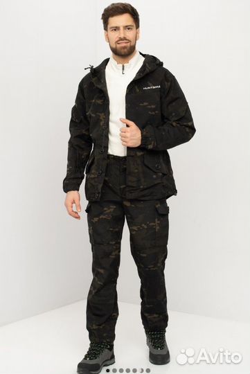 Костюм Горка-3 цв. Черный мультикам ТК. Смесовая