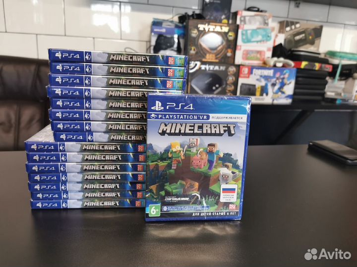 Minecraft (PS4), новый, в пленке