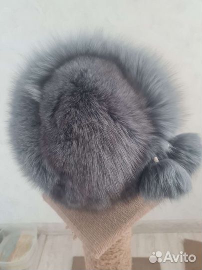 Шапка женская песец