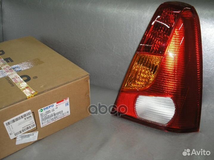 551-1958R-LD-E фонарь правый желто-красный Dac